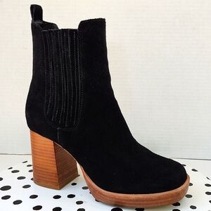 KELSI DAGGER BROOKLYN SUEDE HEELED ANKLE BOOTS